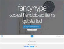 Tablet Screenshot of fancyhype.com